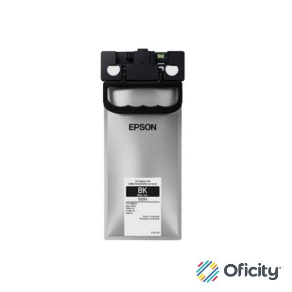 Tinta Epson WorkForce Alto Rendimiento 143ml WF C5310/C5390/C5810/C5890 Color Negro