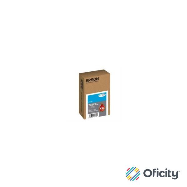 Tinta Epson T748XXL Capacidad Extra Alta WF-6090/WF-6590 Color Cian