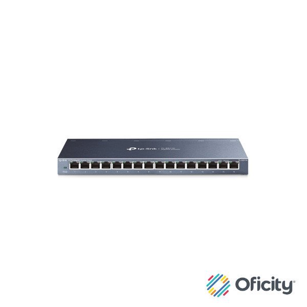Switch para escritorio Tp-link de 16 puertos Gigabit