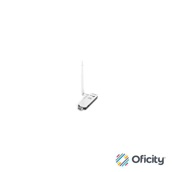 Adaptador TP-Link Wi-Fi USB TL-WN722N N150 150Mbps 2.4GHz Antena Desmontable 4dBi