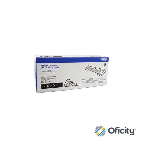 Tóner Brother TN1060 Rendimiento 1000 Páginas HL1112 Color Negro
