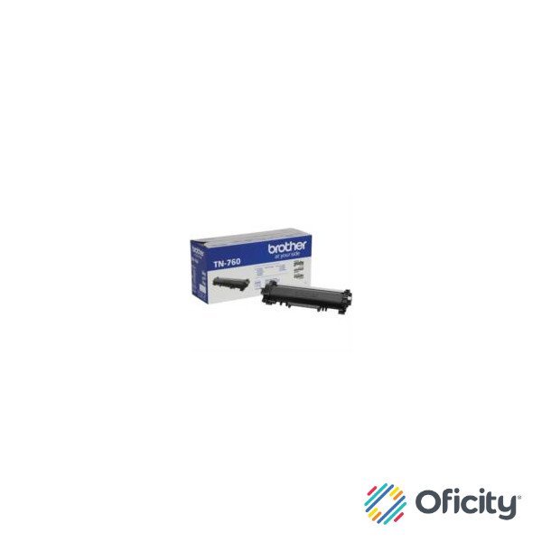 Toner Brother TN760 Alto Rendimiento Color Negro