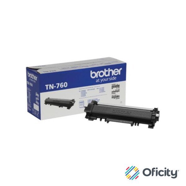 Toner Brother TN760 Alto Rendimiento Color Negro
