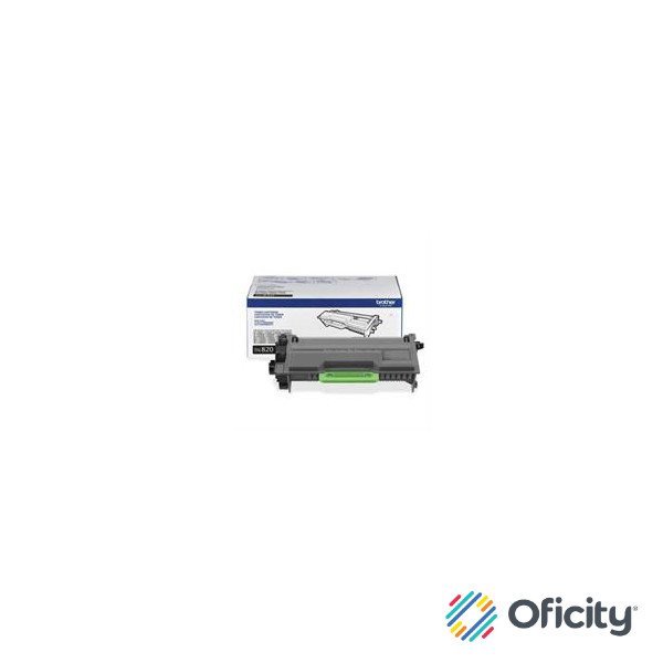 Tóner Brother TN820 Rendimiento 3000 Páginas HLL5100DN/HLL6200DW Color Negro