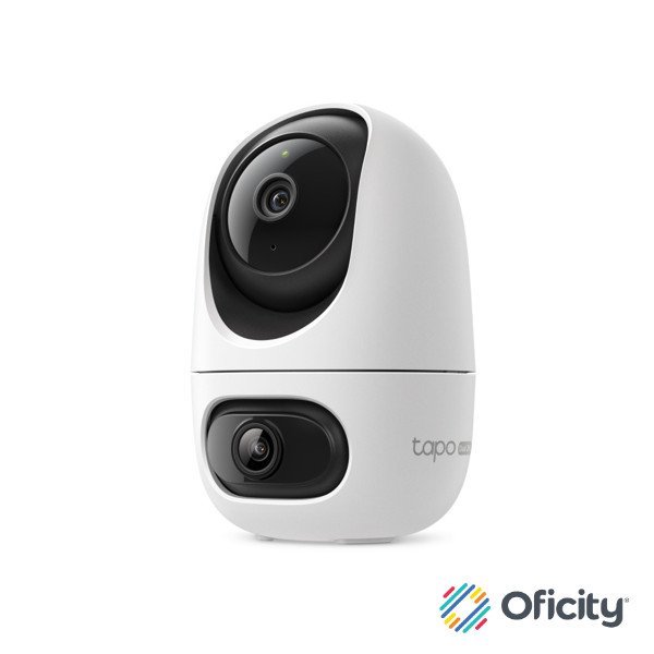 Camara de seguridad Tapo de TP-Link interior doble lente 2k WiFi 340gdo horizontal 70gdo vertical microSD hasta 512GB