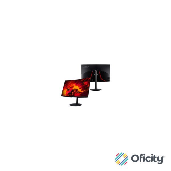 Monitor Acer 31.5" Gaming Nitro XZ320Q X2miiphx Curvo FHD VA 240Hz AMD FreeSync Premium Bocinas 3 Años de Gar