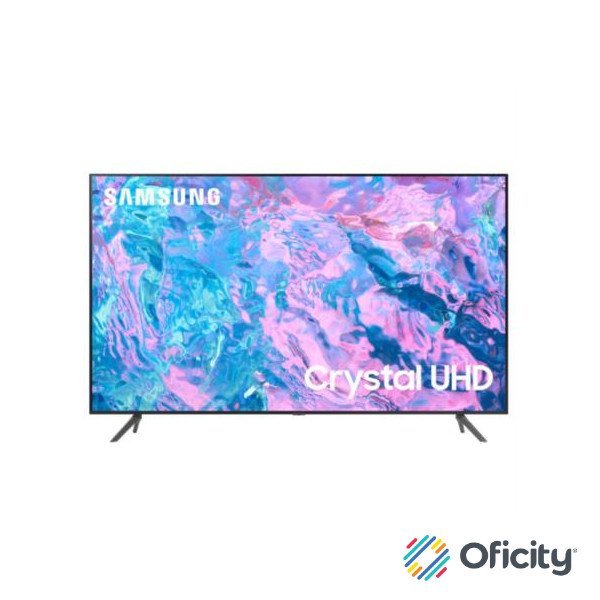 Televisor Samsung 75" CU7000 Crystal Smart TV UHD 4K Resolución 3840x2160