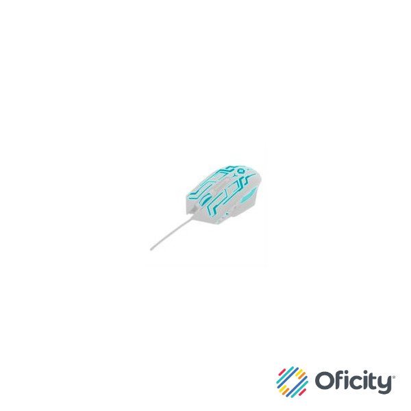 Mouse Vortred Legacy Gamer Alámbrico 6D 6 Botones RGB Rainbow Color Blanco