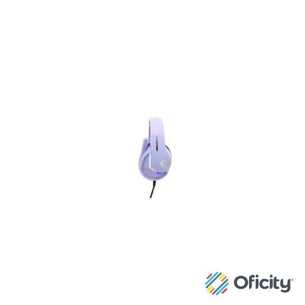 Diadema Vortred Axolotl Gamer Alámbrica RGB 3.5mm Color Morado