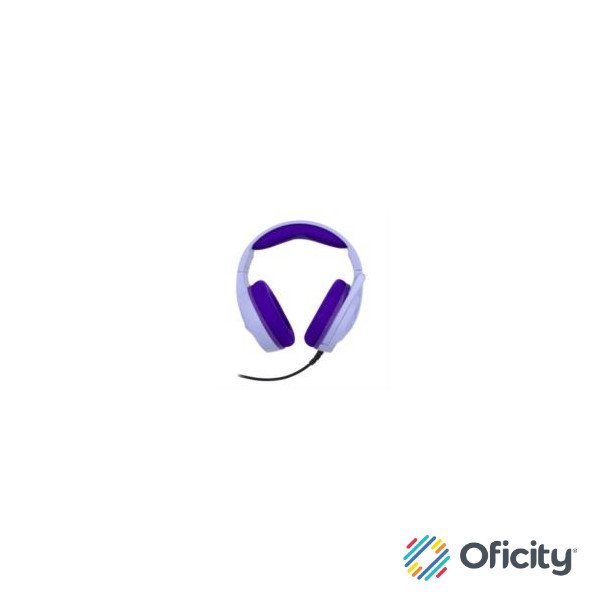 Diadema Vortred Axolotl Gamer Alámbrica RGB 3.5mm Color Morado