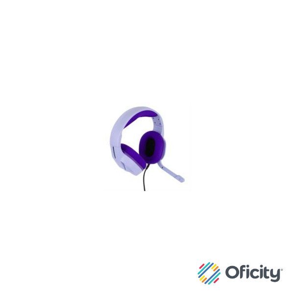 Diadema Vortred Axolotl Gamer Alámbrica RGB 3.5mm Color Morado