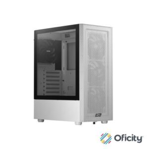 Gabinete XPG VALOR MESH Mediatorre ATX 4 FAN Cristal Templado Blanco