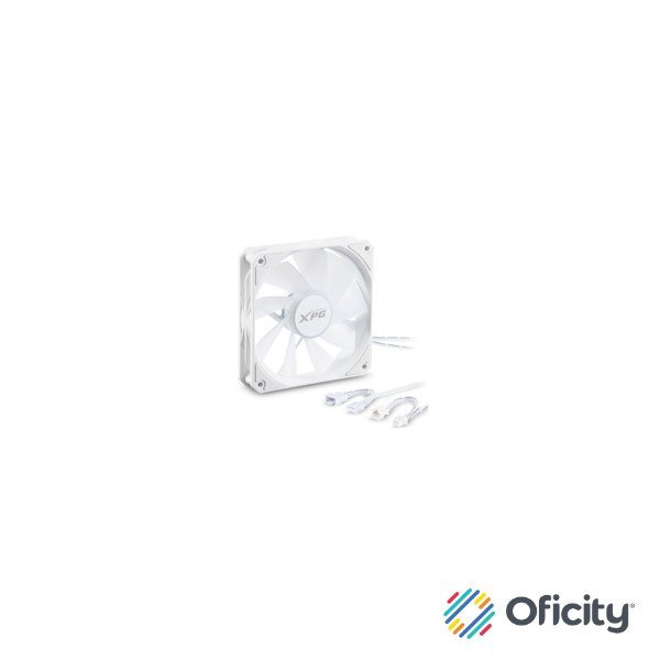 Kit 3 Ventiladores Thermaltake VENTOR 120 ARGB PWM Aspas Invertidas Blanco