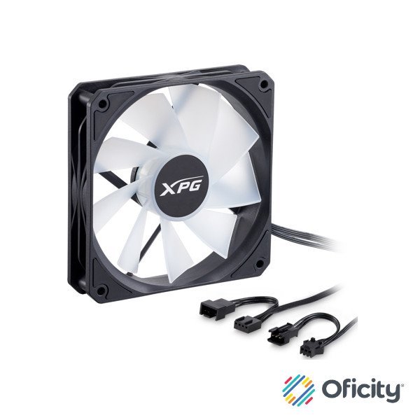 Ventilador XPG Vento R 120 PWM 120mm 1600RPM ARGB Negro