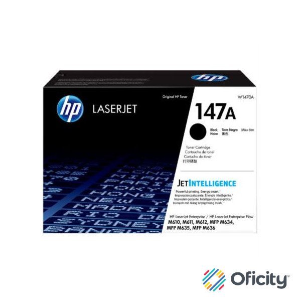 Tóner HP LaserJet 147A 10.5K Páginas Color Negro