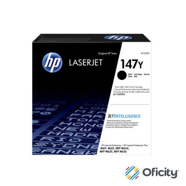 Tóner HP LaserJet 147Y Extra Alto Rendimiento 42K Páginas Color Negro