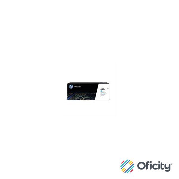 Toner HP LaserJet 658X Cian Alto Rendimiento