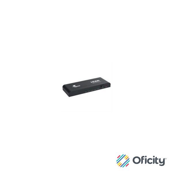 Multiplicador HDMI XTech XHA-410 de 4 Salidas Alimentación Propia Resolución 1920x1080p 1 Conector Hembra