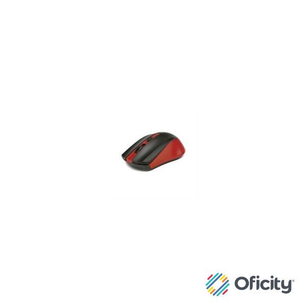 Mouse Inalámbrico Óptico XTech Galos XTM-310RD Ambidextro Ergonómico Conexión USB 4 Botones Color Rojo