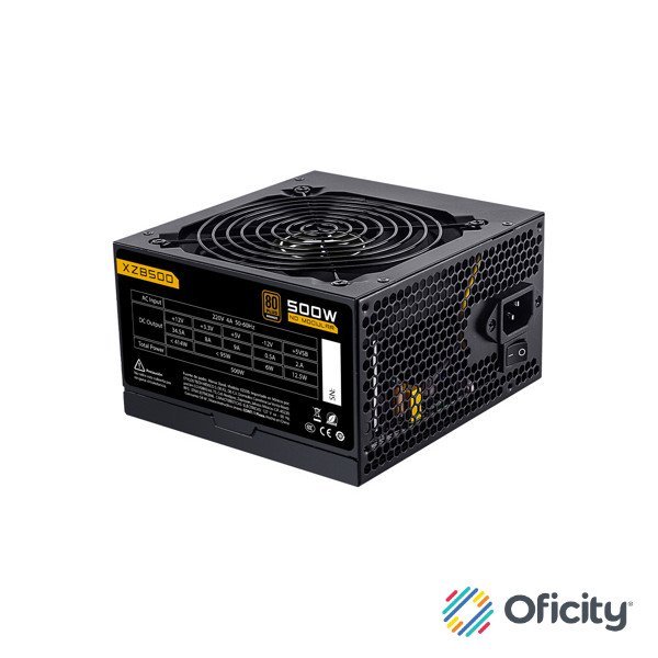 Fuente de Poder Xzeal 500W 80 PLUS Bronze 24-pin ATX 120mm